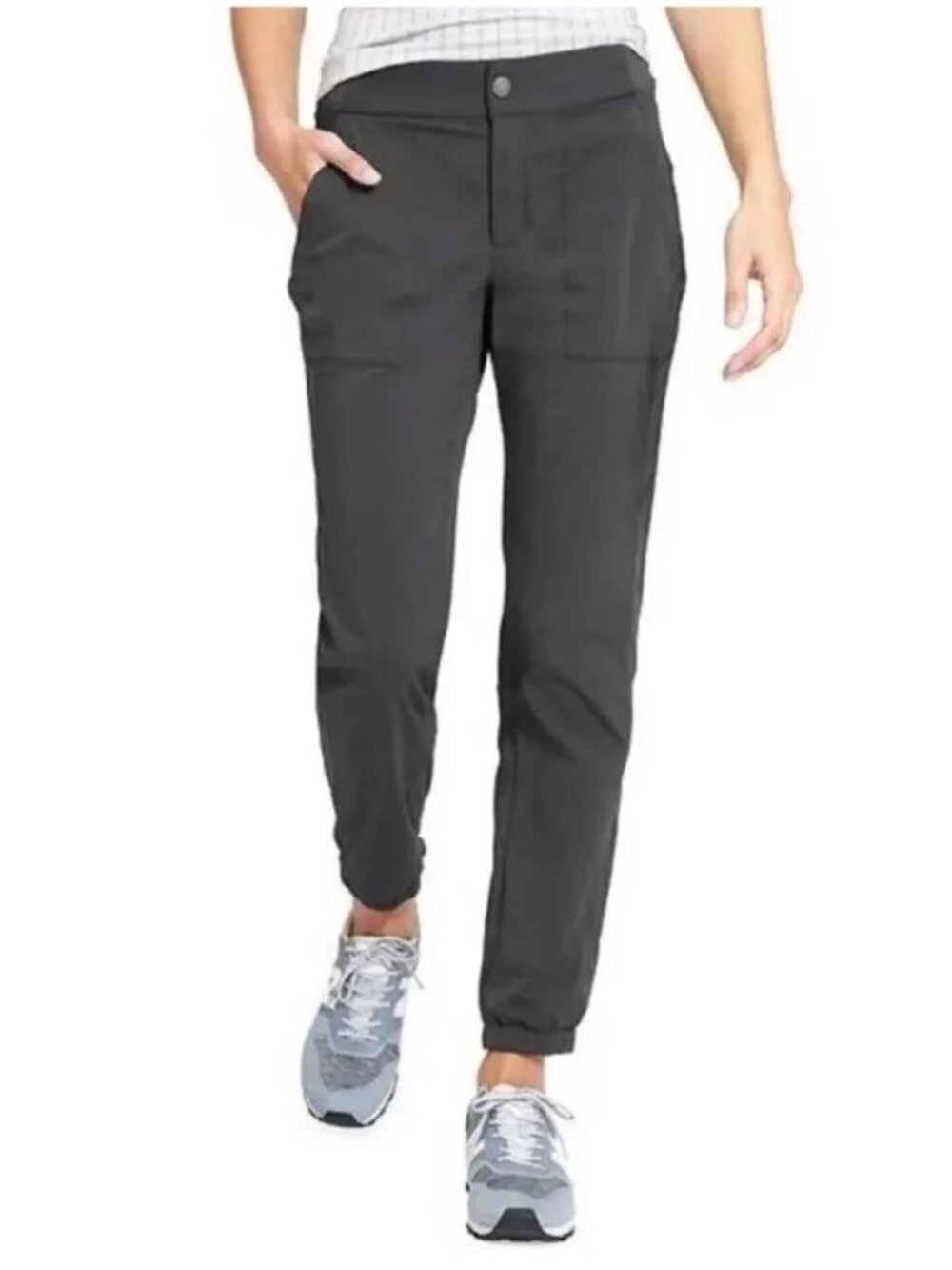 Athleta Women's Trekkie Jogger Pants in Flint Gray Size 6